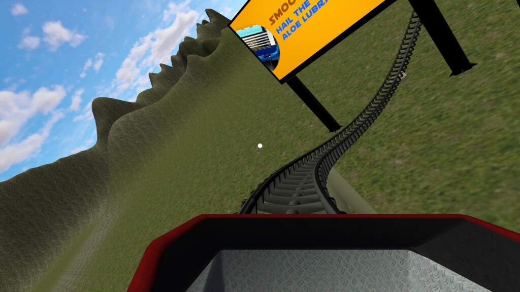 Gillette Flex Ball VR Roller Coaster Ride